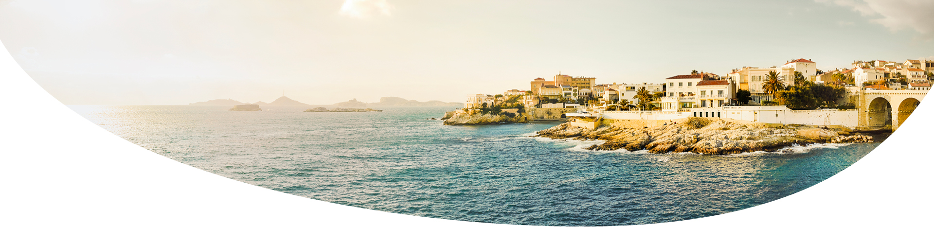 Küste von Marseille, Frankreich