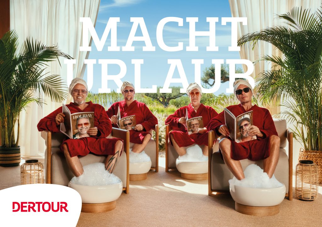 Fantastische Vier machen DERTOUR Urlaub