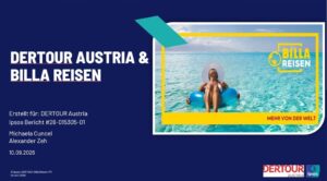 BILLA Reisen x Ipsos Studie